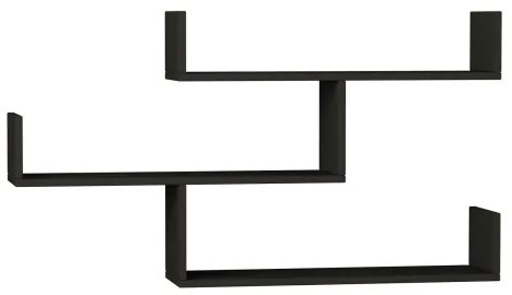 Nástenná polica TIBET 67x120 cm antracit