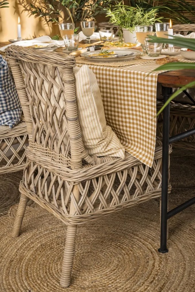 Ib Laursen Okrúhly jutový koberec Natural Jute 120 cm