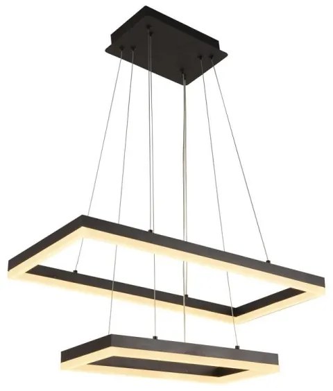 LED Stmievateľný luster na lanku LED/65W/230V 3000-6500K + diaľkové ovládanie