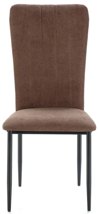 Hnedé jedálenské stoličky v súprave 4 ks Holly – Marckeric