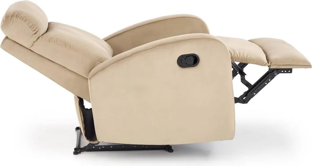 Polohovacie kreslo WONDER s funkciou hojdania béžové