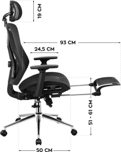 Kancelárska stolička Expert 5.7 Black
