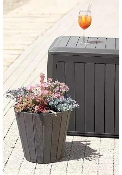 Záhradný box, 290 l, antracit