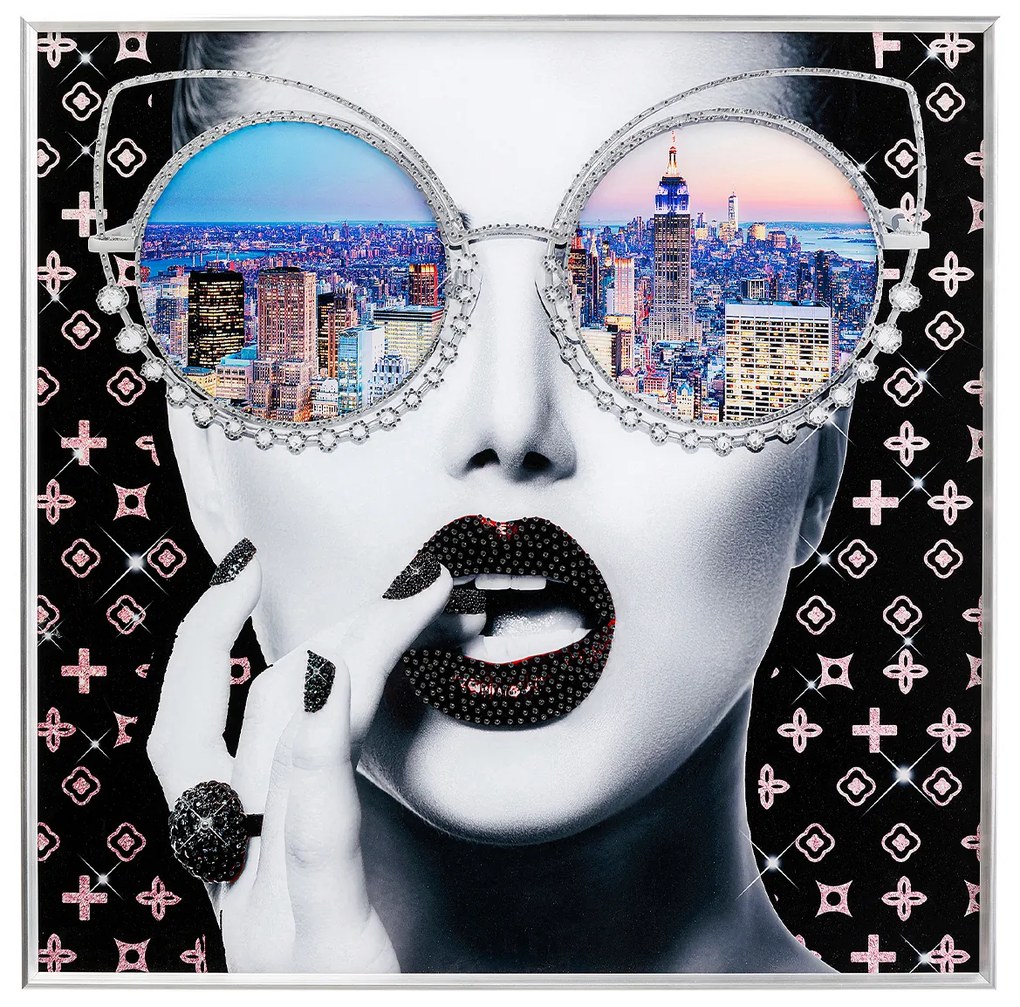 NY View obraz  viacfarebný 80x80 cm