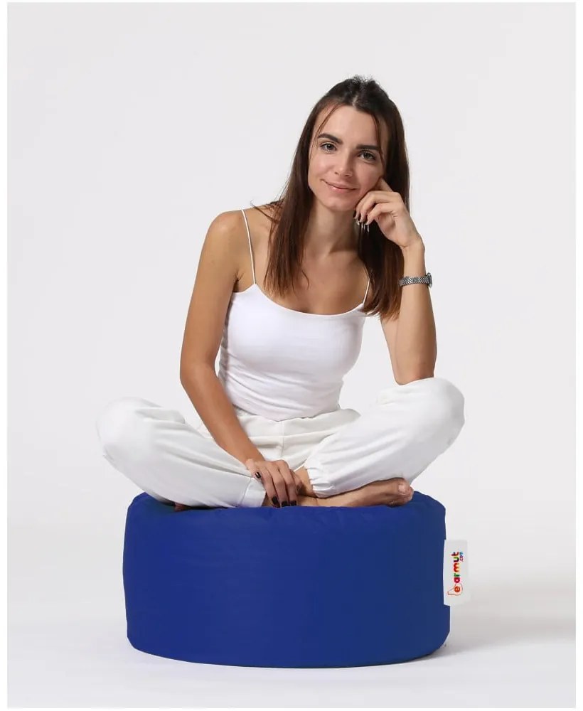 Modrý záhradný taburet Round – Floriane Garden