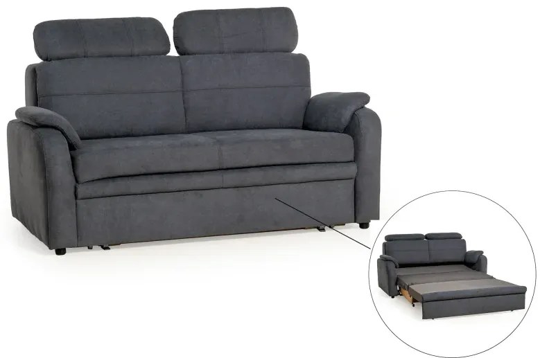 Pohovka Elegant 2,5F rozkladacia, tyrkysová (soro 86)
