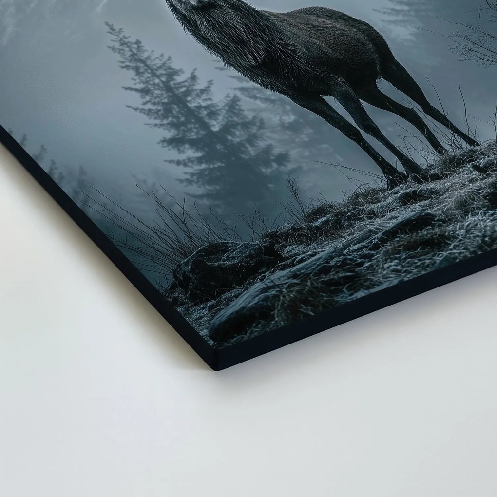 DUBLEZ | Dizajnový obraz - Jeleň a hory