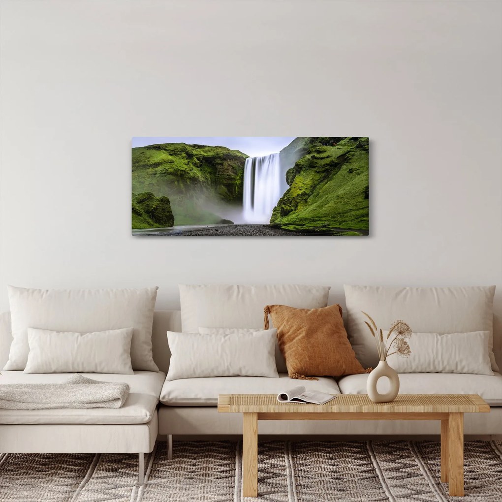Obraz vodopádov (120x50 cm)