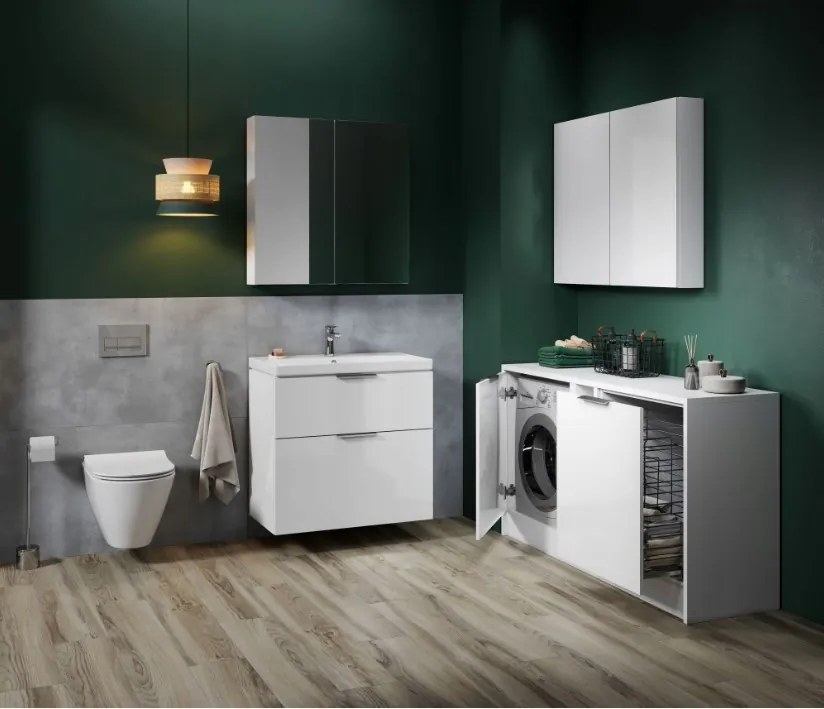 Cersanit City, pultová doska 105x45x2,5 cm, biela lesklá, S584-039