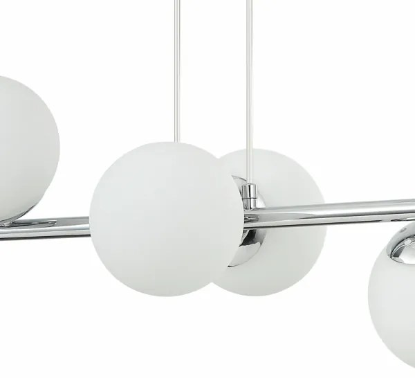Luster na lanku MADDIE 6xE14/5W/230V lesklý chróm