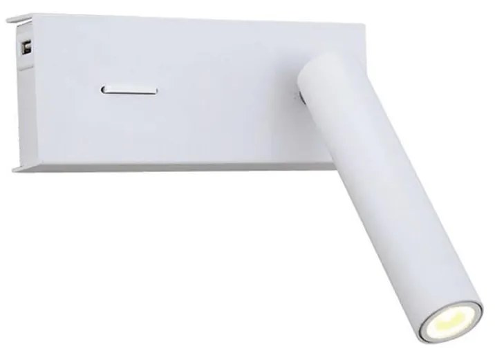 Zambelis H74 - LED Nástenné svietidlo LED/3W/230V USB biela