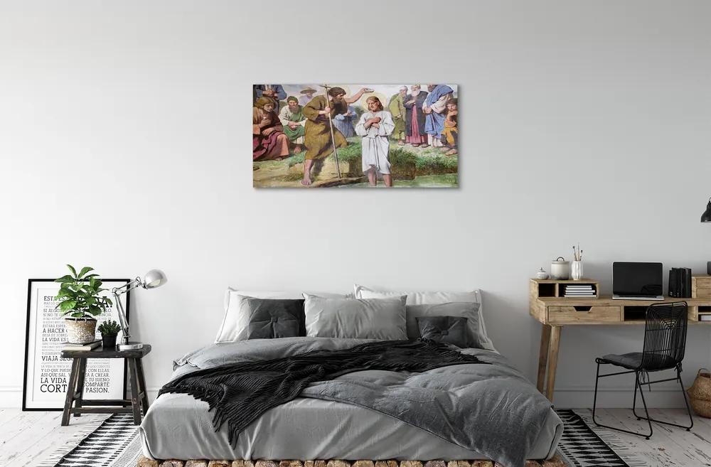 Obraz na plátne obrázok Ježiša 125x50 cm