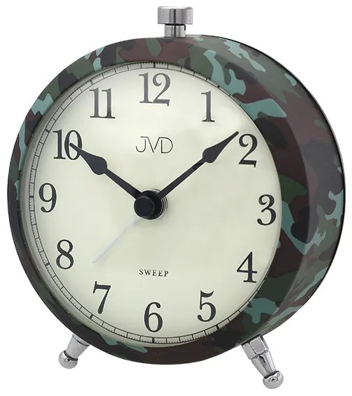 Budík Quartz JVD maskáčový klasik SRP2409.2