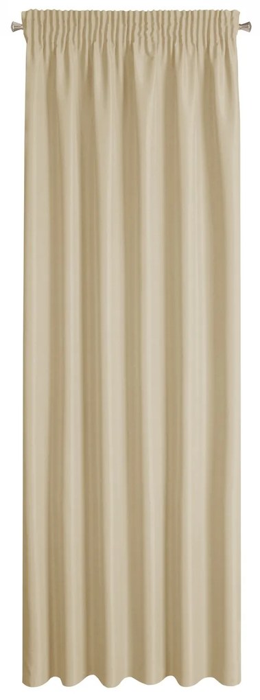 ZÁVES NA PÁSKE RITA 140X270 CM BÉŽOVÁ