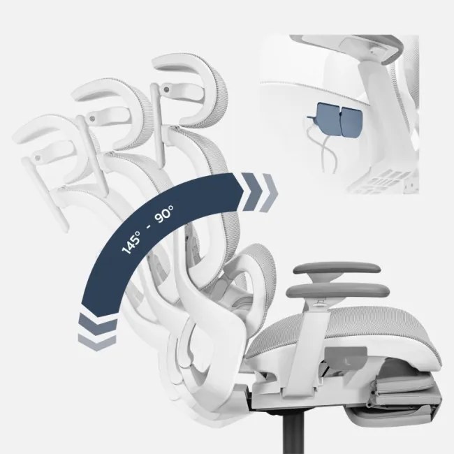 Kancelárska stolička Expert 9.3 Grey