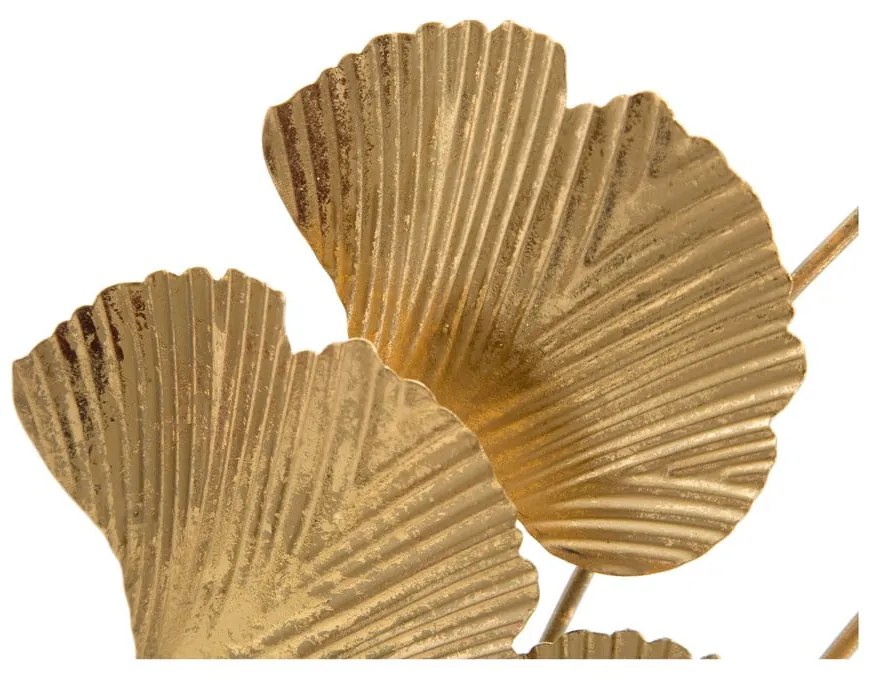 Kovová soška v zlatom dekore Mauro Ferretti Wind Leaf