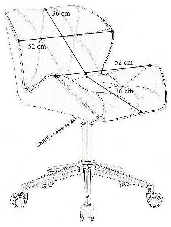 LuxuryForm DESIGN Stolička MILANO VELUR na striebornom kríži - latte
