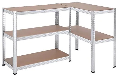 Policové regály 2 ks 180 x 90 x 40 cm SONGMICS - GLR040E02