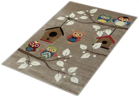 Koberce Breno Kusový koberec DIAMOND KIDS 24189/70, hnedá, viacfarebná,200 x 290 cm