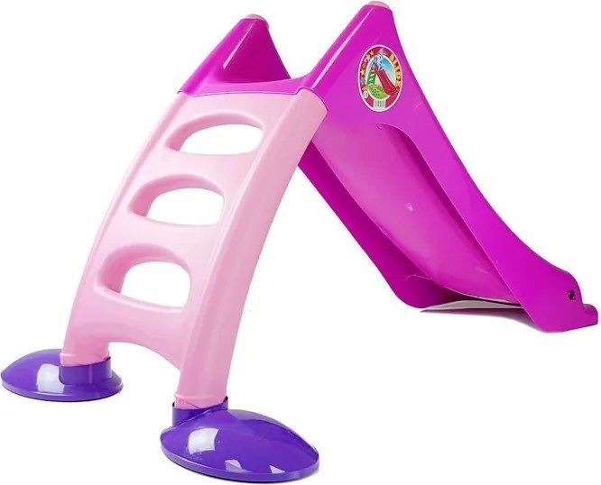 Dorex Detská záhradná šmykľavka 424 ružová a fialová