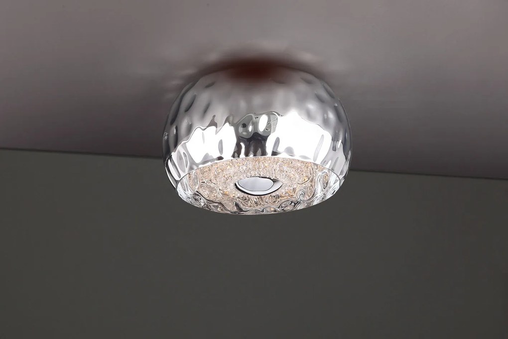 ENERGY väčšia | luxusná stropná lampa Farba: Chróm