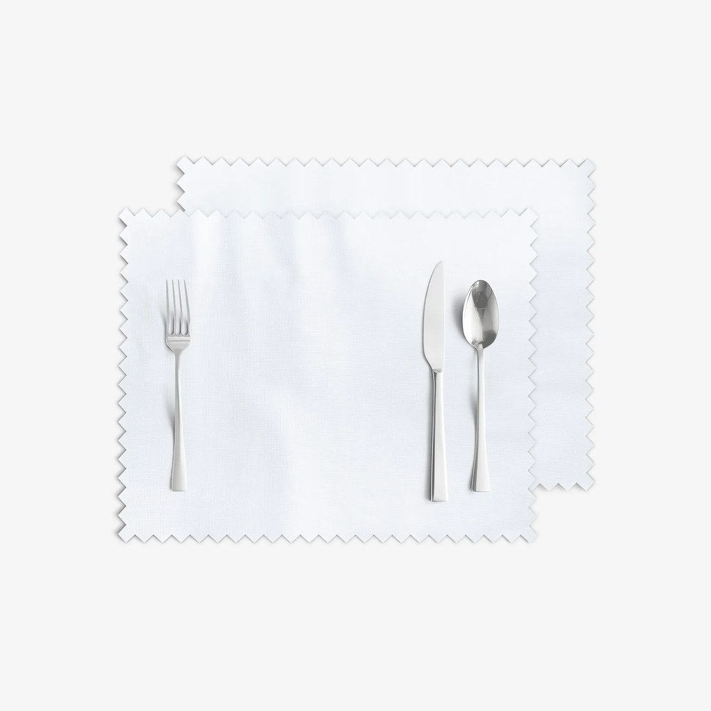 Goldea prestieranie na stôl teflónové - biele - sada 2ks 30 x 40 cm