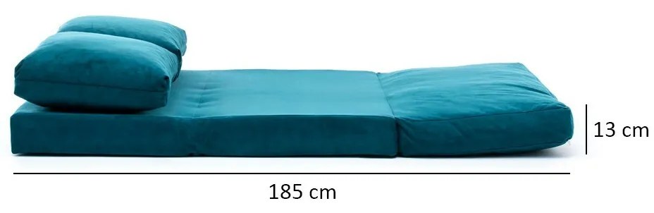 Rozkladacia pohovka Taida Petrol Green