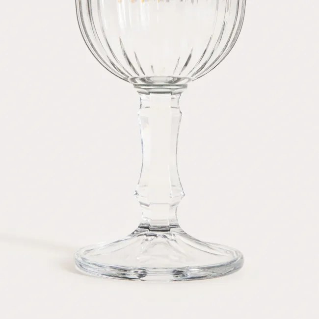 Pohár GARDINO FLOWERS na stopke, s kvietkami 778070 180 ml