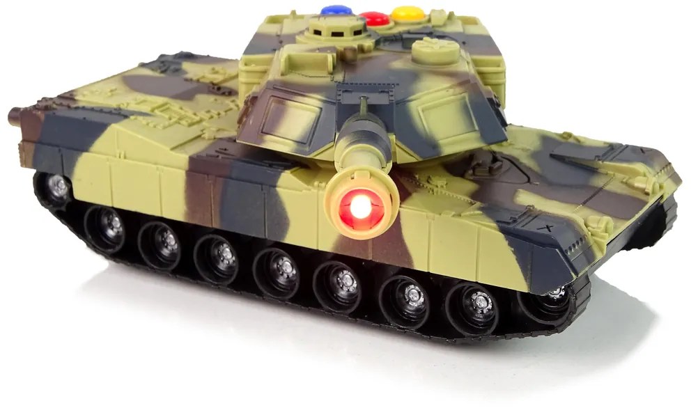 Lean Toys Vojenský tank 1:32 – zvukové a svetelné efekty