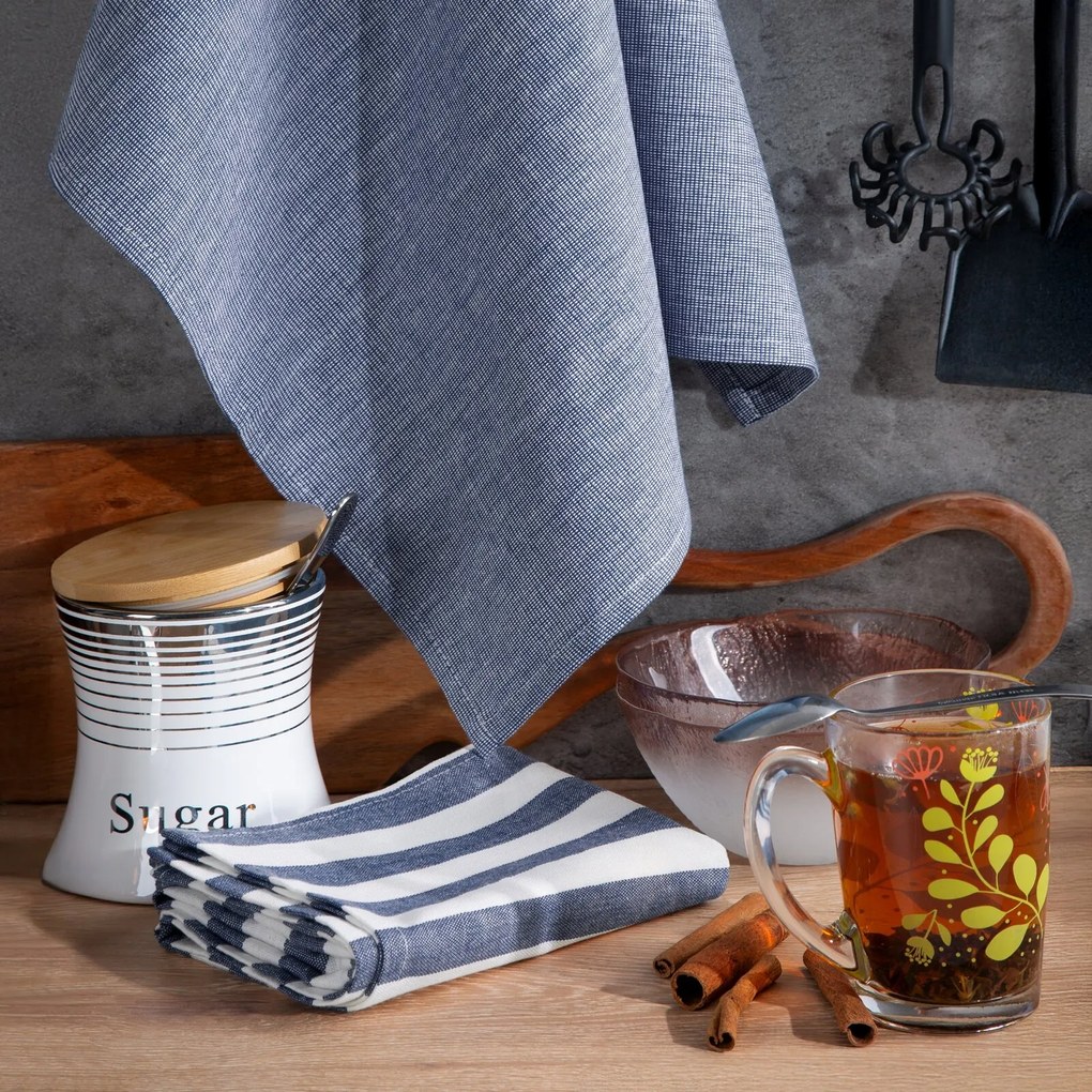 KUCHYNSKÁ UTIERKA KARIN SADA 2 KS 50X70 CM MODRÉ