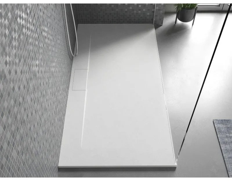 Mexen Egon, SMC obdĺžniková sprchová vanička 200 x 90 cm, biela, 4R109020