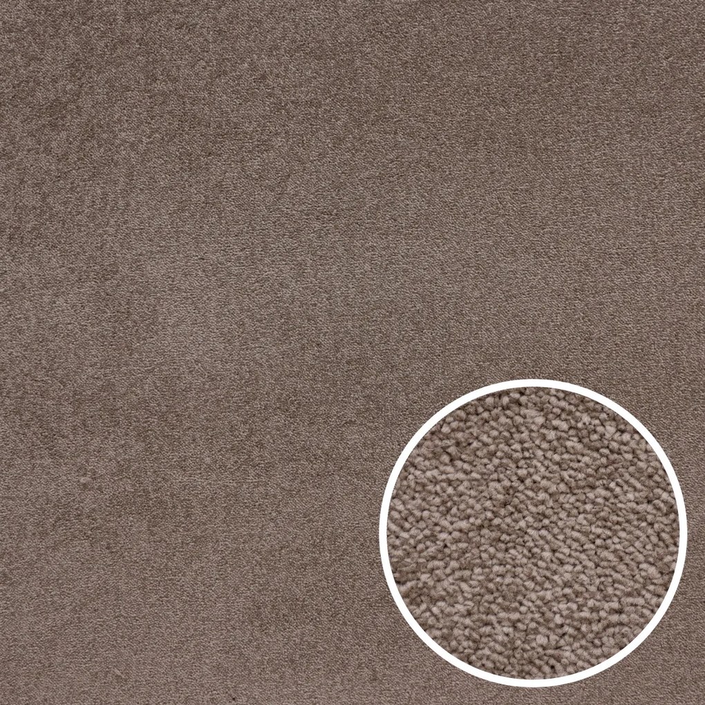 AKCIA: 👣🛡️300x400 cm Kusový koberec Royal Lux 40 - obšitý zo všetkých strán + protišmyková úprava, šíře, hnedá, fusion back, detská izba