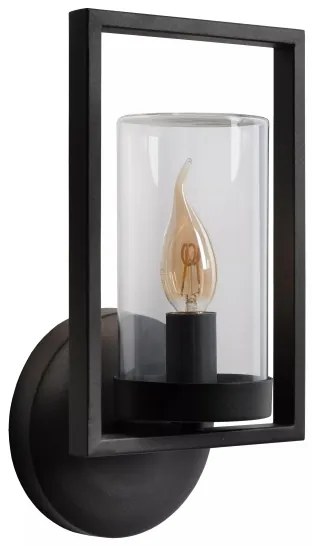 Lucide 29827/01/30 - Vonkajšie nástenné svietidlo NISPEN 1xE14/40W/230V IP44