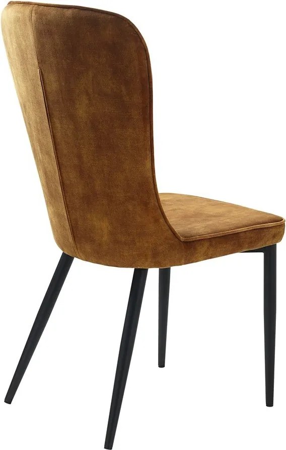 Žltá jedálenská stolička Unique Furniture Hudson