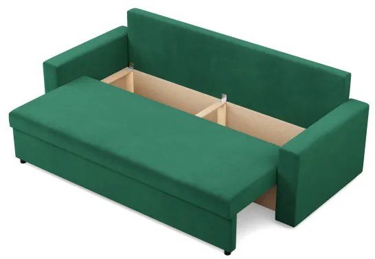 Trojmiestna rozkladacia sedačka NEO Kronos fľaškovo zelená