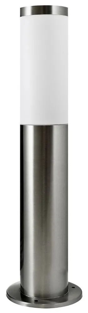 LED RGBW stmievateľná vonkajšia lampa LIVIA 1xE27/6,5W/230V 45 cm IP44 strieborná