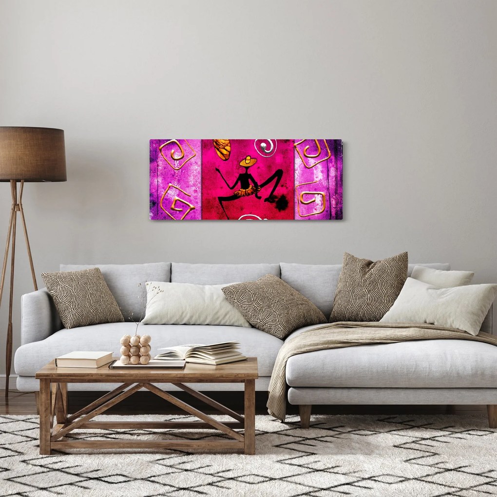 Obraz historickej nástennej maľby (120x50 cm)