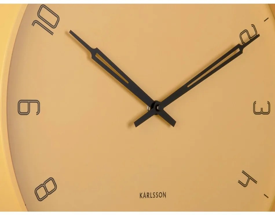 Karlsson 5950YE dizajnové nástenné hodiny 40 cm