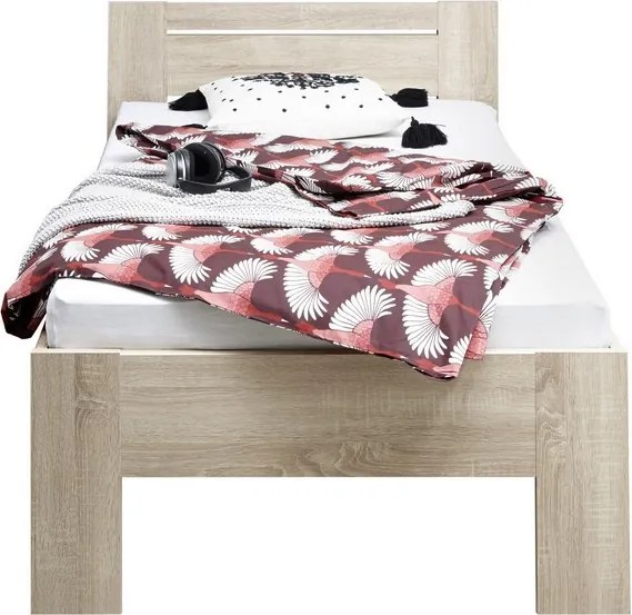 Posteľ Saturn 90x200 cm, dub sonoma