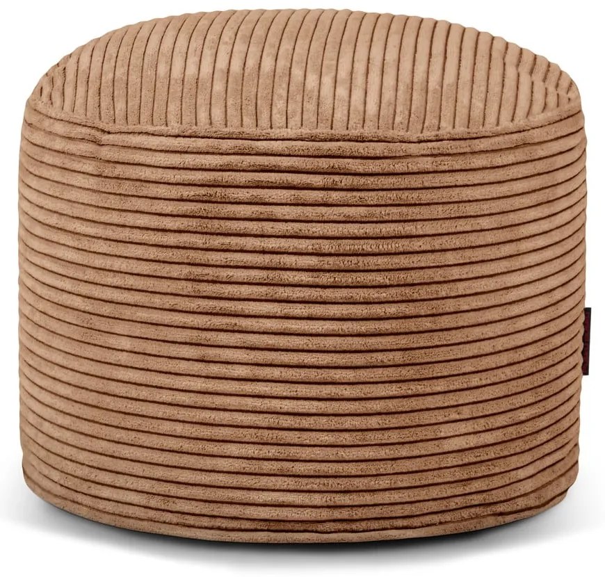 Hnedý menčestrový sedací vak Mini – SLOWDOWN