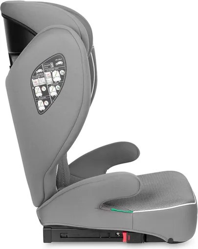 Autosedačka CARETERO BREEZY FIX GREY (100-150cm)