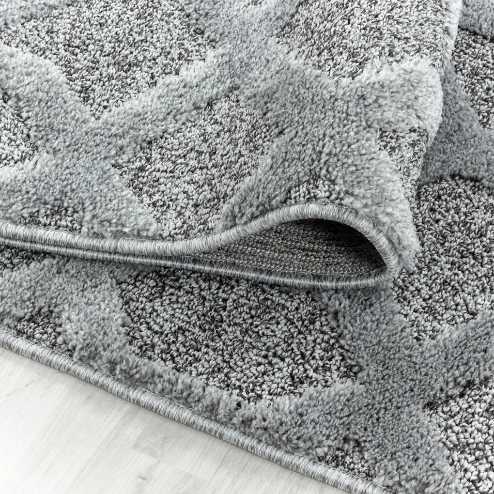 Ayyildiz Kusový koberec PISA 4702, Sivá Rozmer koberca: 280 x 370 cm