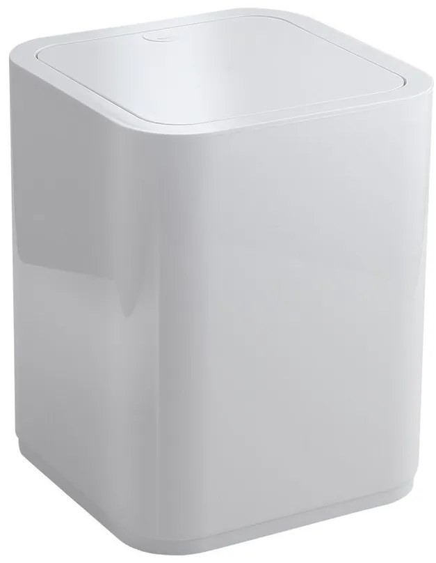 Aqualine Aqualine, SEVENTY Odpadkový kôš výklopný, 8 l, ABS plast, biela, 630922