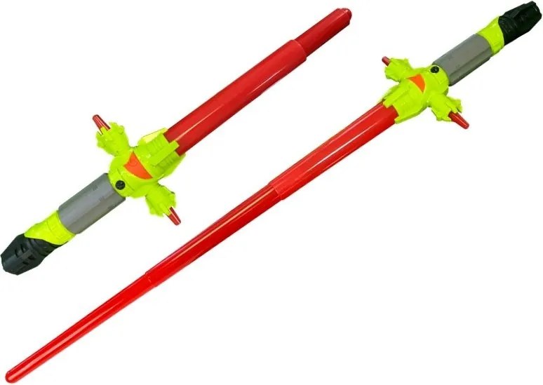 LEAN Toys Vesmírna zbraň Meč Maska svetlo zelená