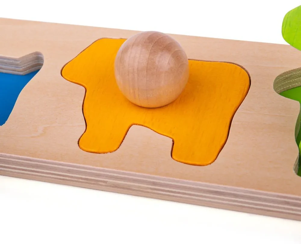 Bigjigs Baby Vkladacie puzzle zvieratá