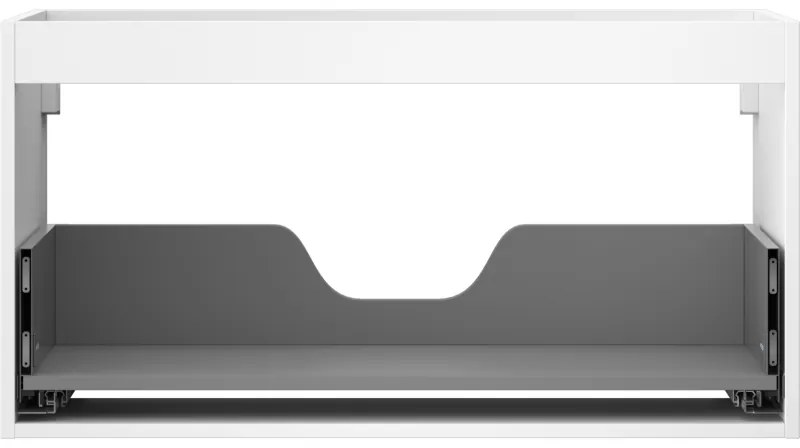 Mexen Box-A, závesná skrinka 90 cm, 1 zásuvka, biela matná, 91AX0-0900-470-1-01