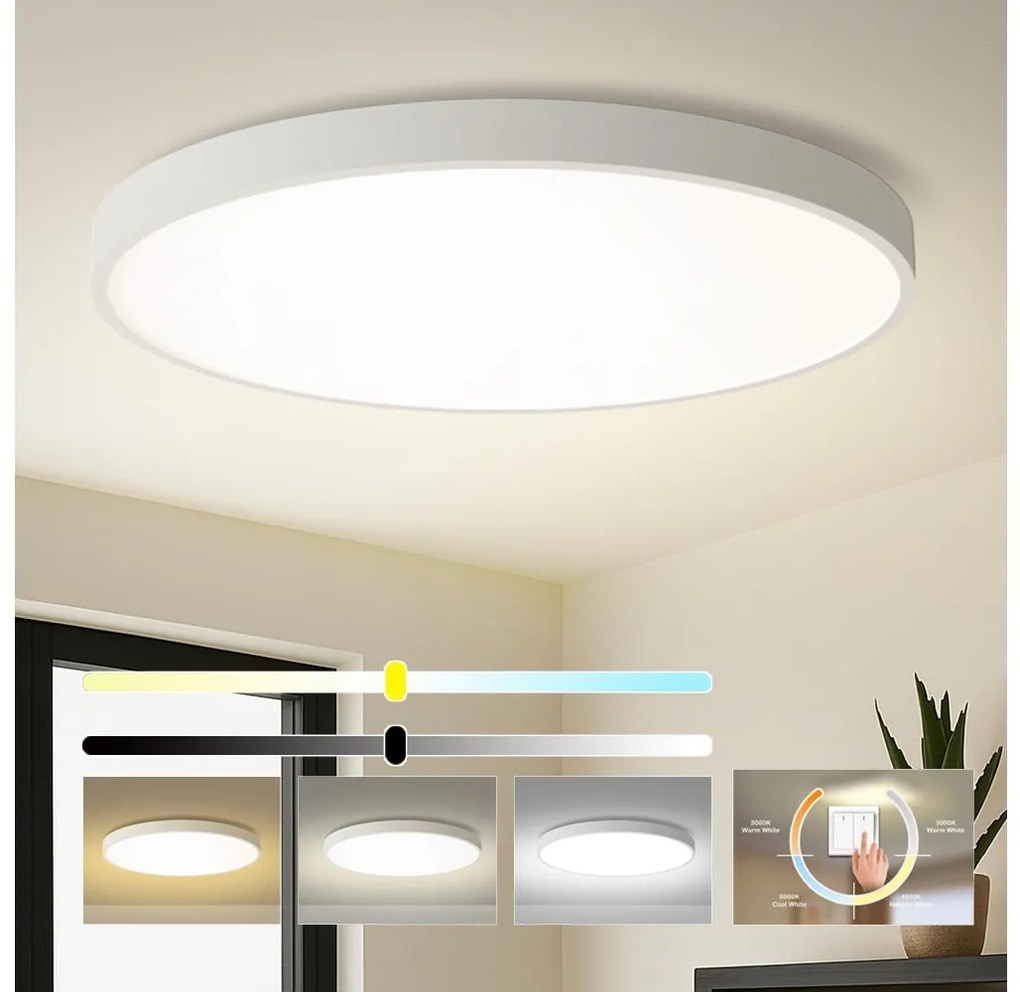 Brilagi - LED stropné svietidlo POOL LED/180W/230V 3000/4500/6000K priemer 120 cm biele