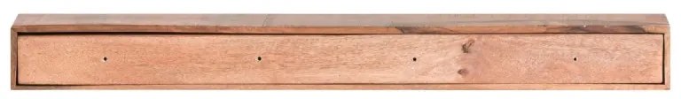 furniture-nabytek.cz - Masívna nástenná polica Country Mango, lakovaná, hnedá – 160 cm