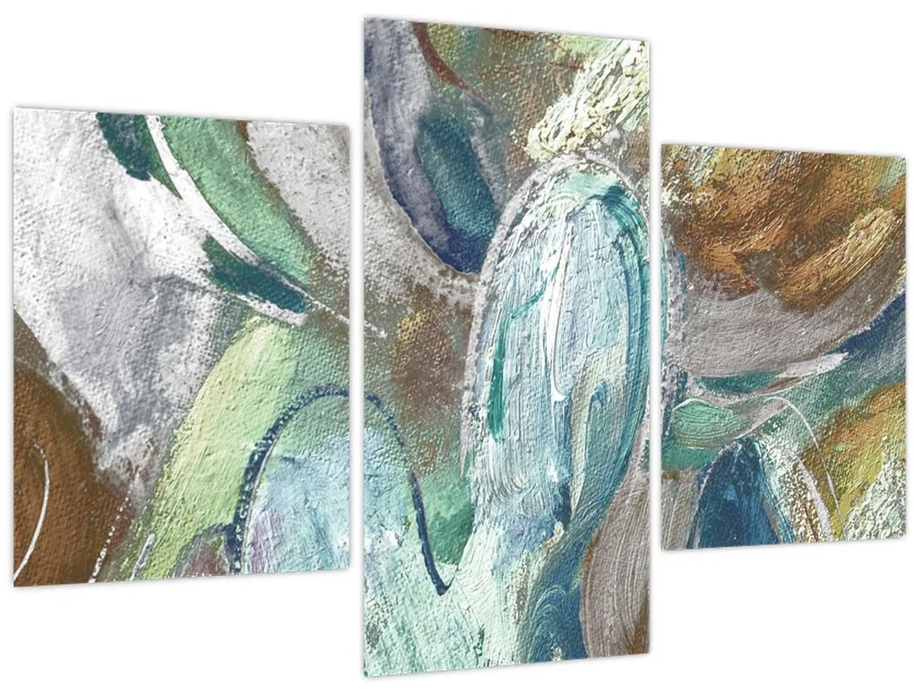 Obraz - Abstraktné maľba postavy (90x60 cm)