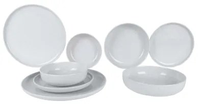 Jedálenská súprava 8 ks, béžová, porcelán